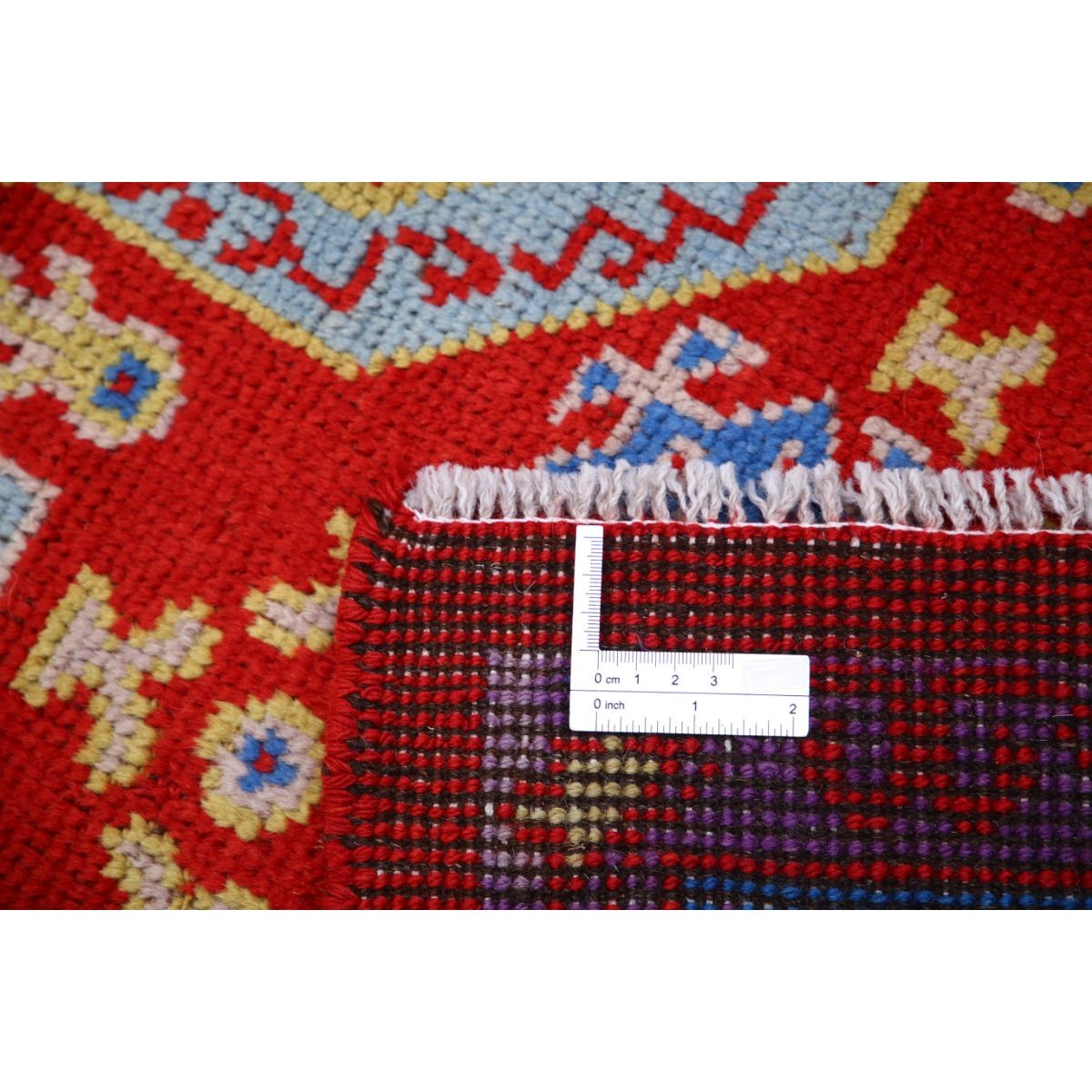 Revival 6x8 Handmade Double Knotted Washable Wool Rug - Colorful