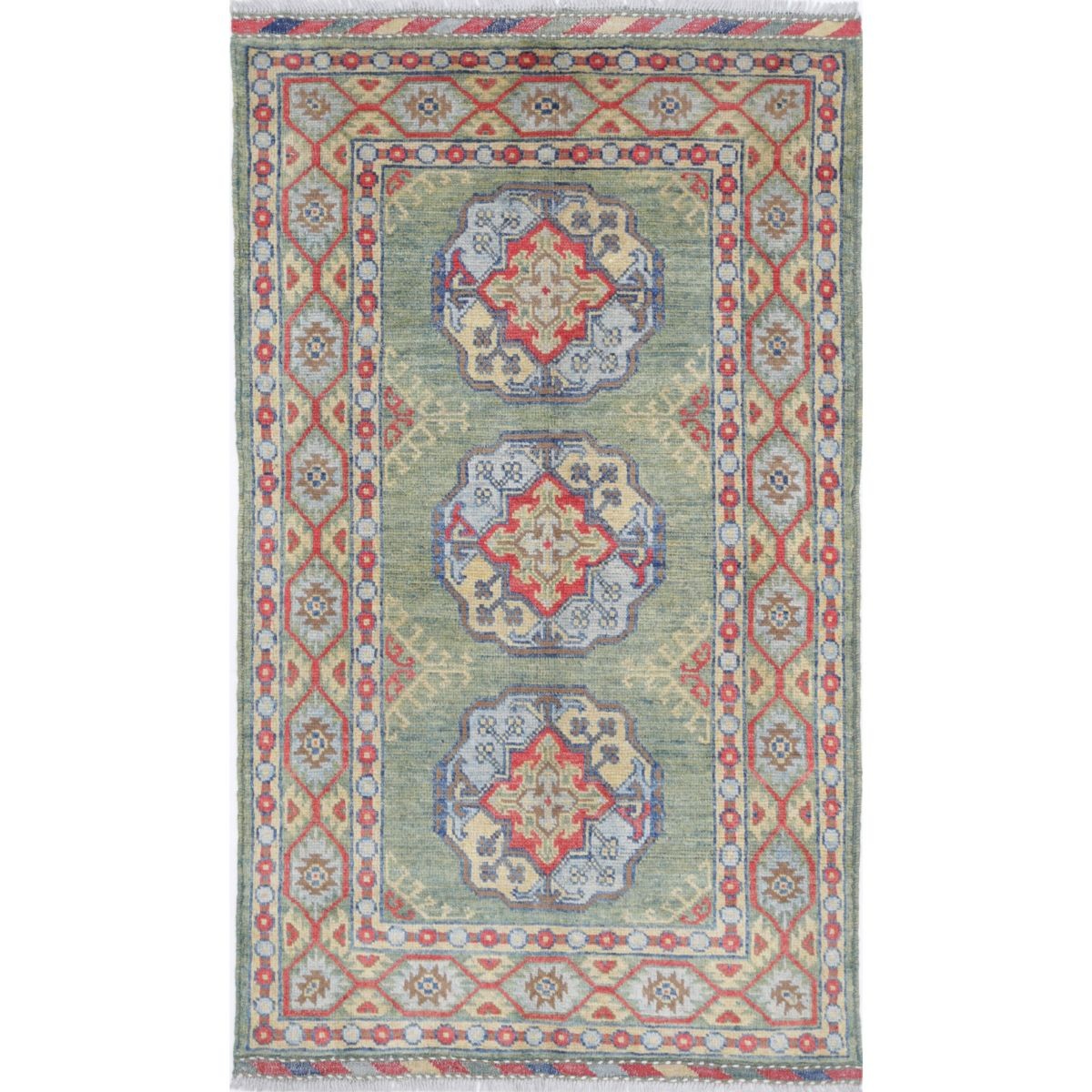 Revival 3' 2" X 5' 4" Wool Hand Knotted Rug