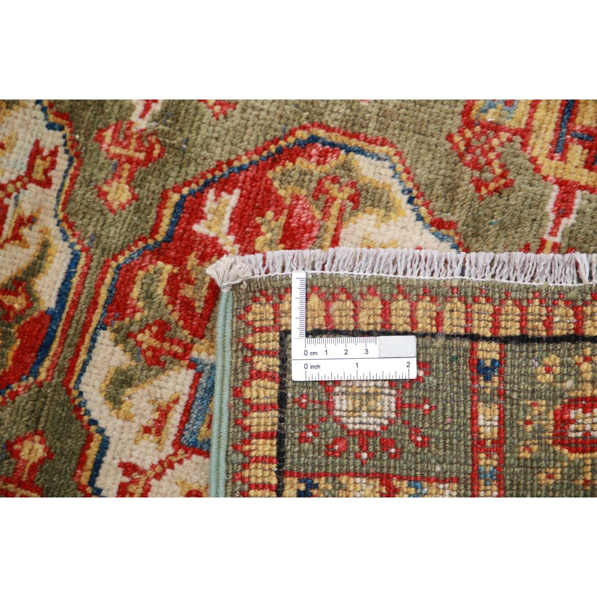 Revival 2x3 Handmade Double Knotted Washable Wool Rug - Colorful