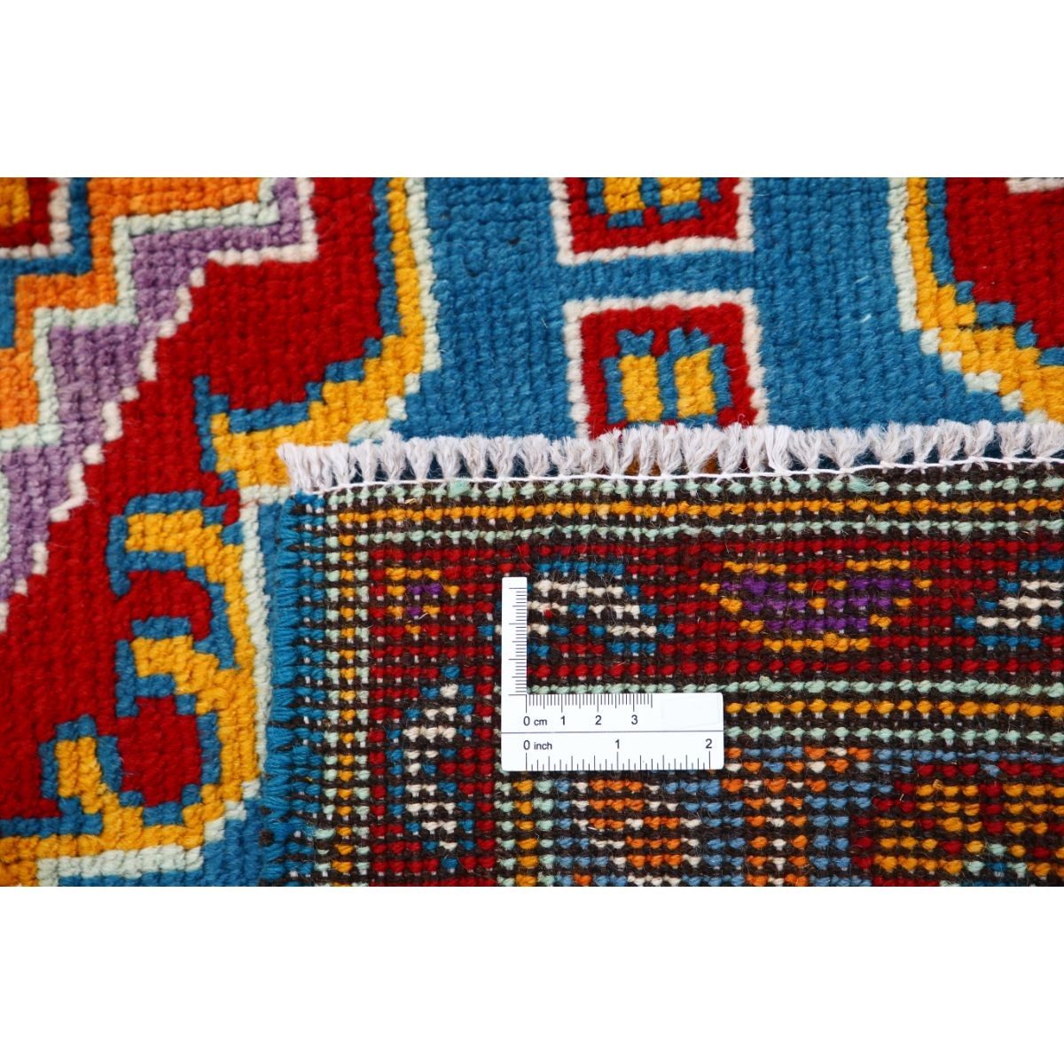 Revival 5x7 Handmade Double Knotted Washable Wool Rug - Colorful