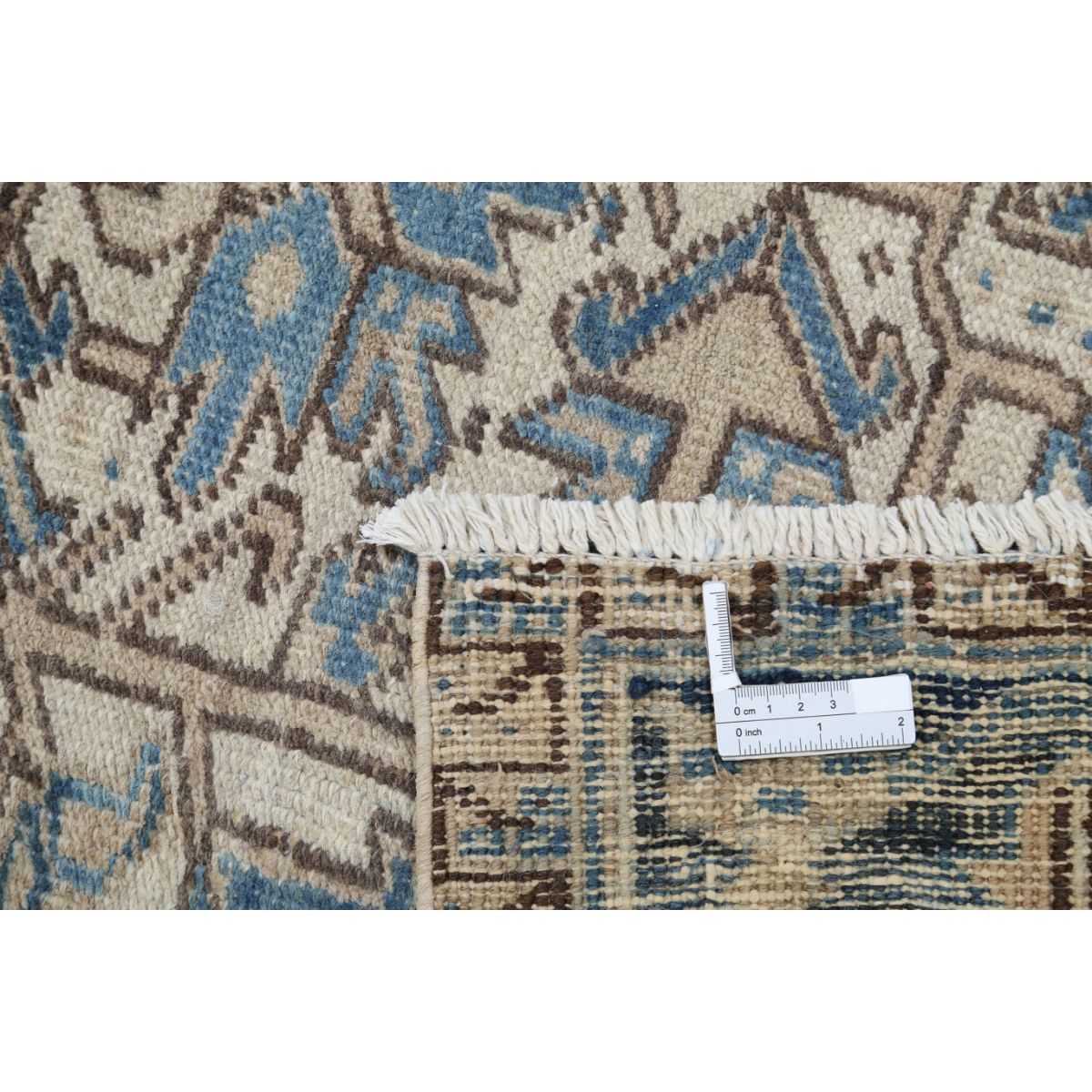 Vintage 8x11 Handmade Double Knotted Washable Wool Rug - Soft Hues