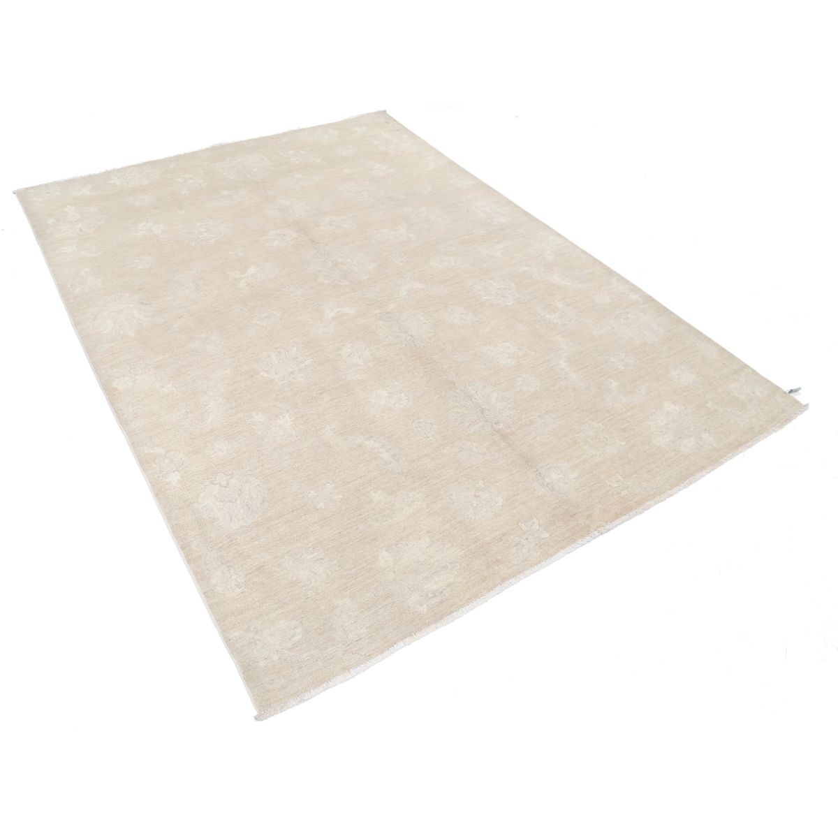 Artemix 6x8 Handmade Double Knotted Washable Wool Rug - Soft Hues