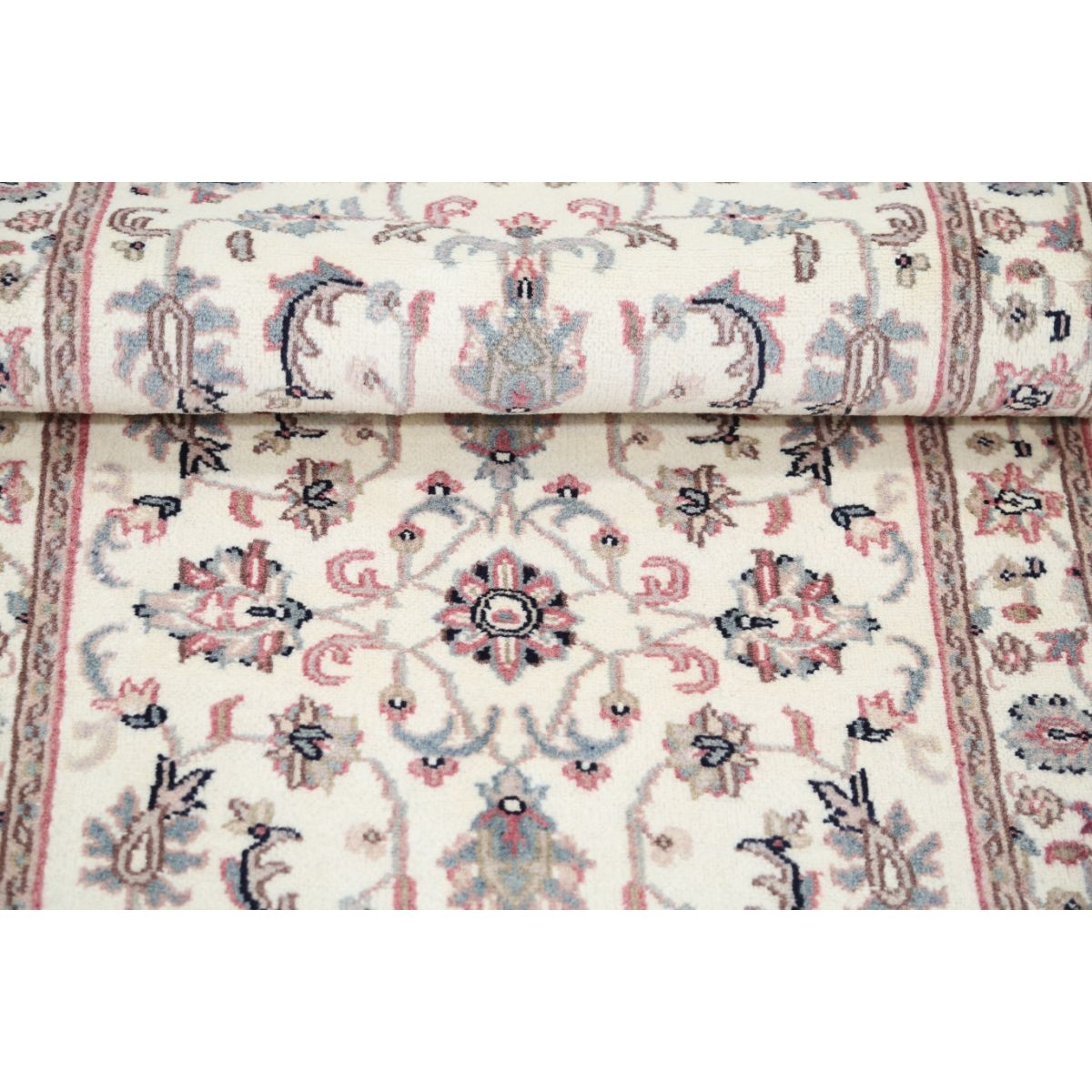 Nain 3x16 Handmade Double Knotted Washable Wool Runner - Colorful