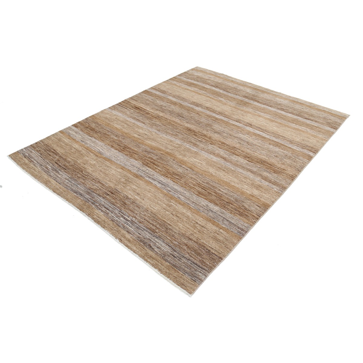 Modcar 6x8 Handmade Double Knotted Washable Wool Rug - Colorful