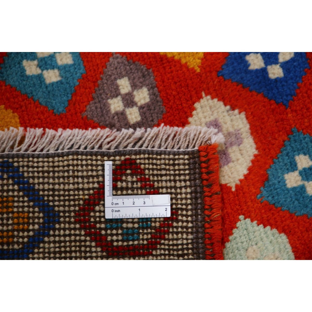 Revival 5x6 Handmade Double Knotted Washable Wool Rug - Colorful