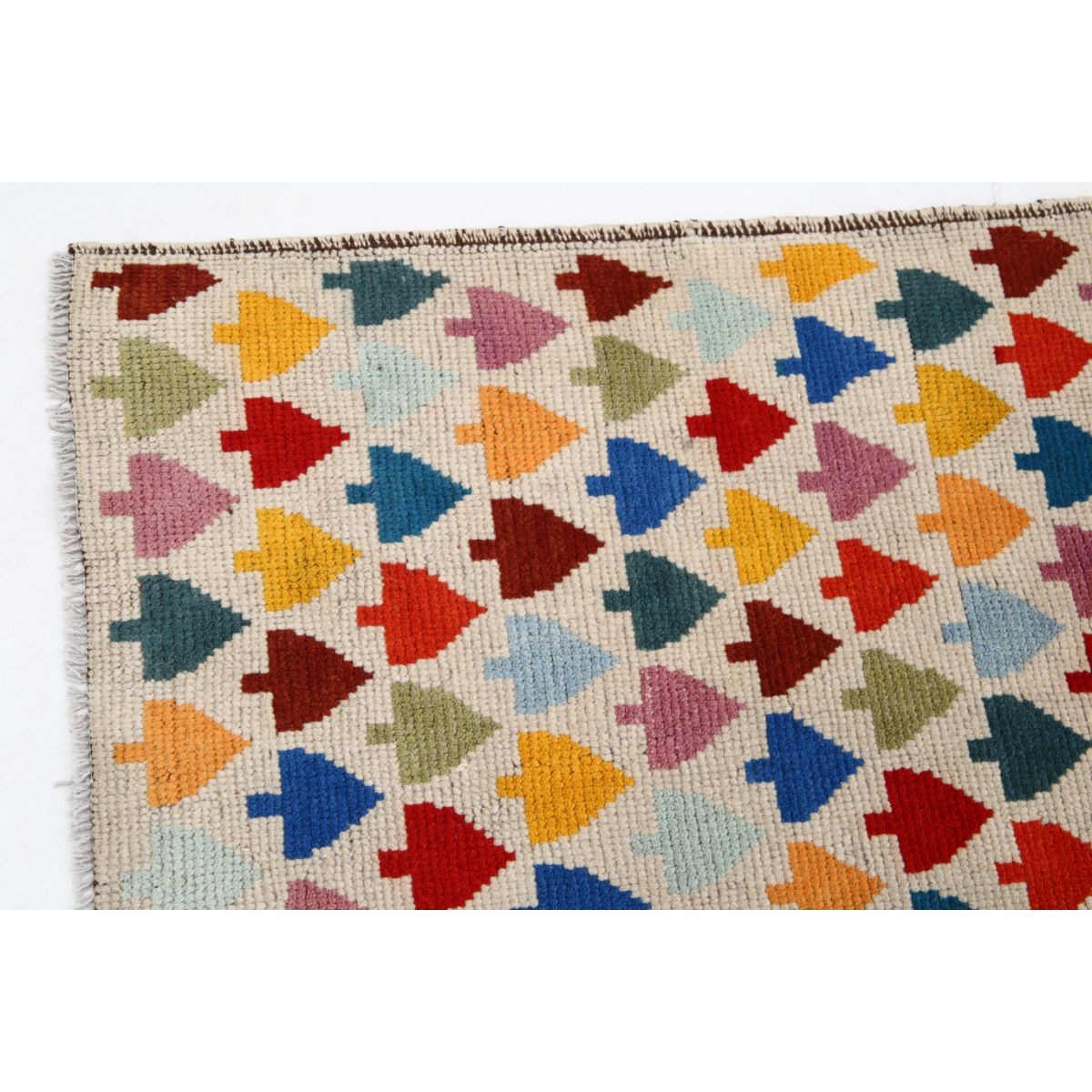 Revival 5x6 Handmade Double Knotted Washable Wool Rug - Colorful
