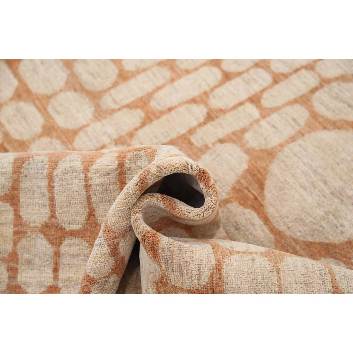 Modcar 5x7 Handmade Double Knotted Washable Wool Rug - Colorful