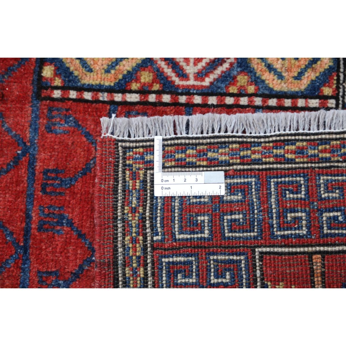 Revival 5x6 Handmade Double Knotted Washable Wool Rug - Colorful