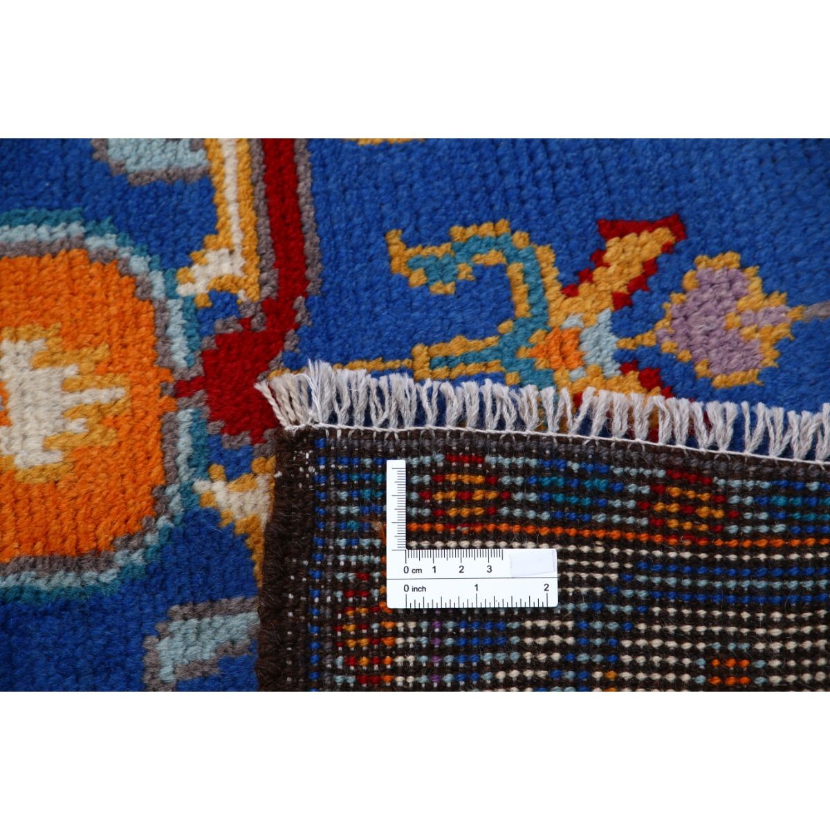 Revival 3x5 Handmade Double Knotted Washable Wool Rug - Colorful