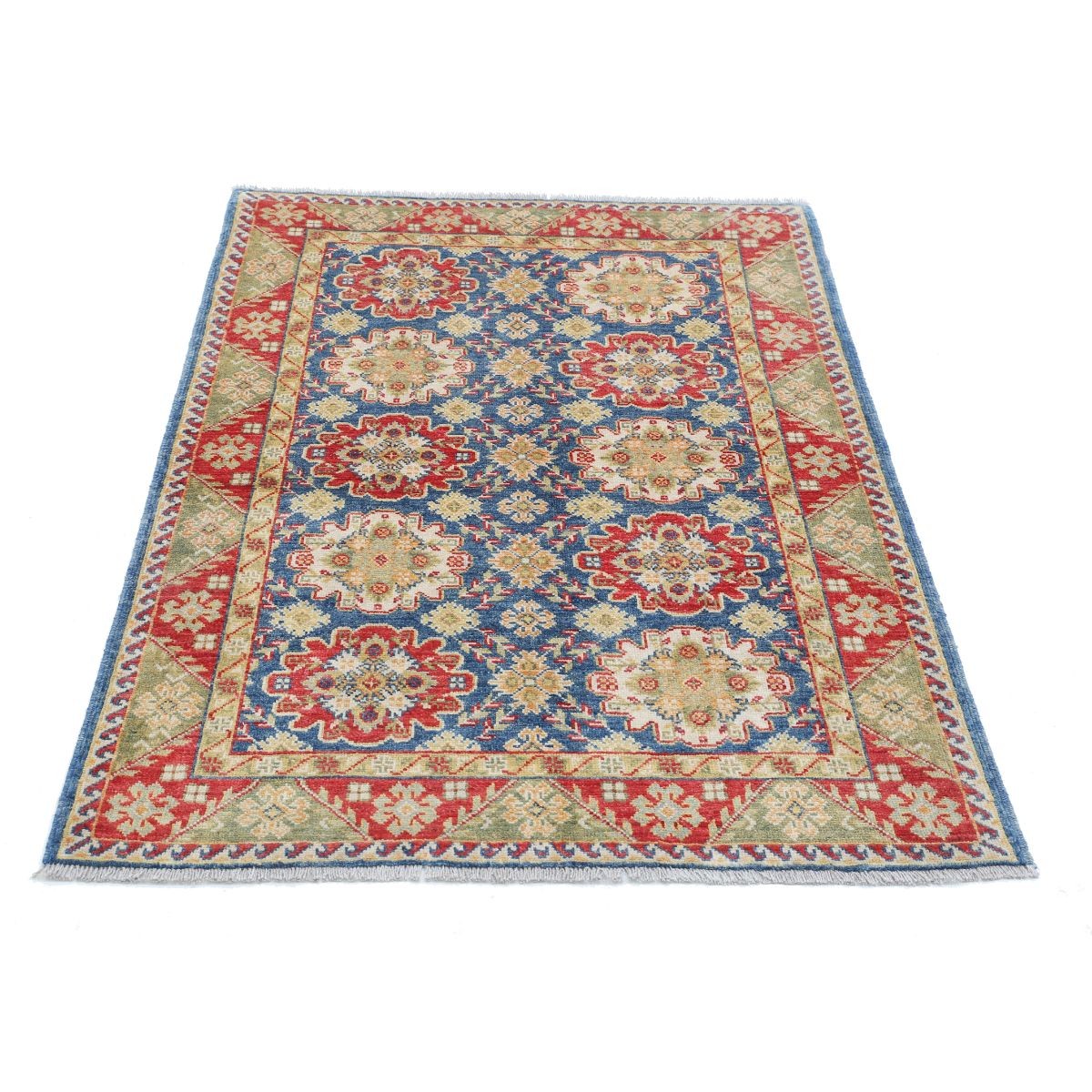 Revival 3x5 Handmade Double Knotted Washable Wool Rug - Colorful