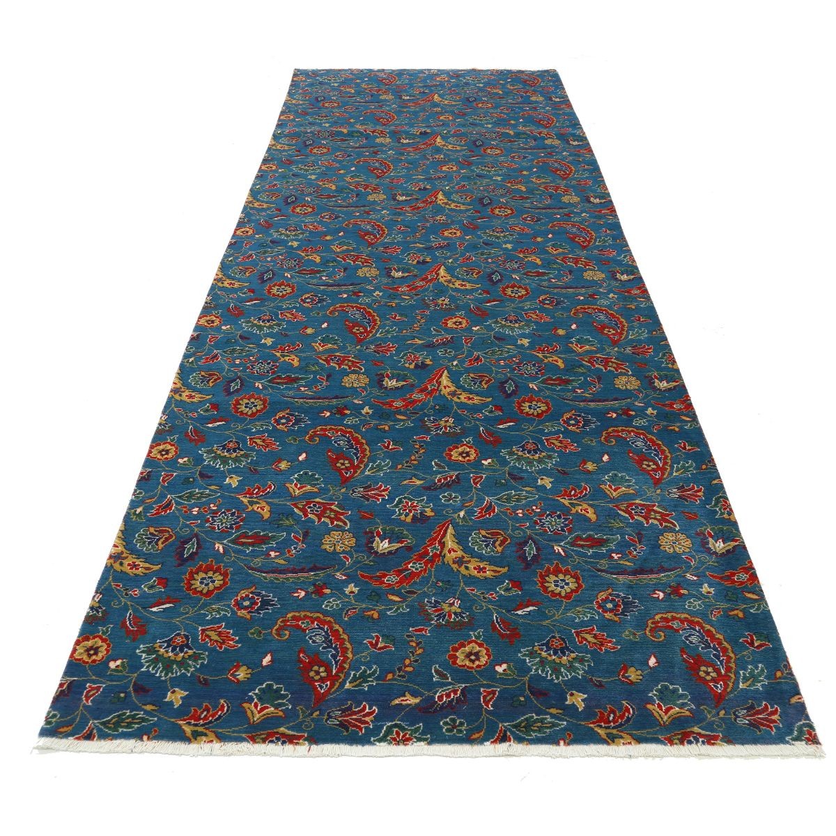 Gulshan 5x13 Machine-Made Washable Wool Runner - Colorful