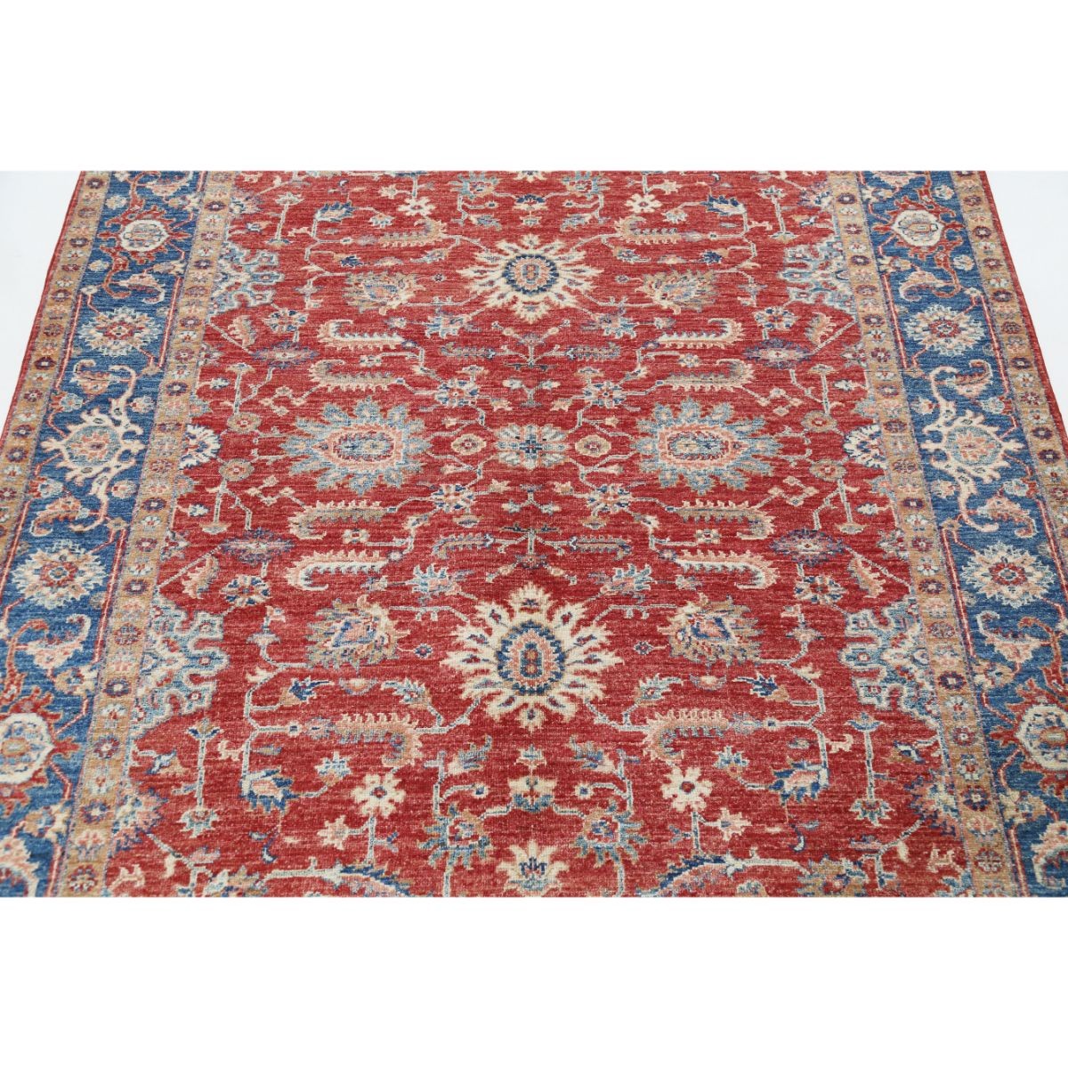 Ziegler 5x7 Handmade Double Knotted Washable Wool Rug - Colorful