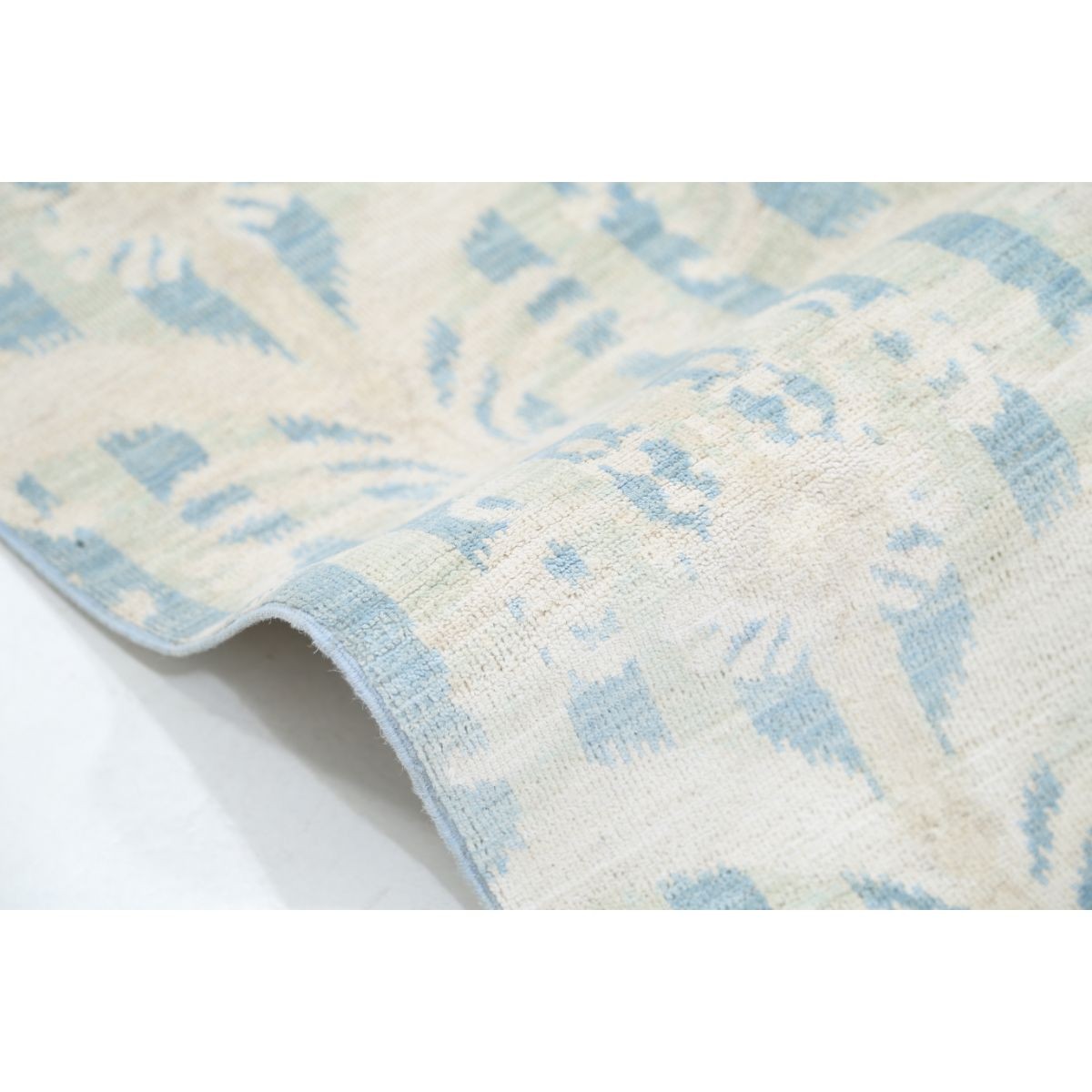 Artemix 6x9 Handmade Double Knotted Washable Wool Rug - Soft Hues