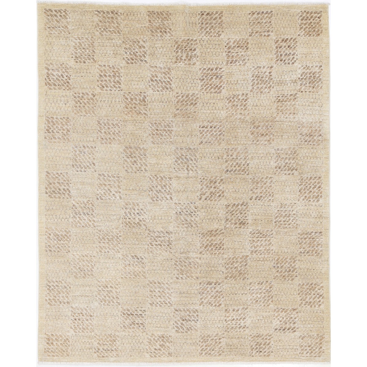 Modcar 5x6 Handmade Double Knotted Washable Wool Rug - Colorful