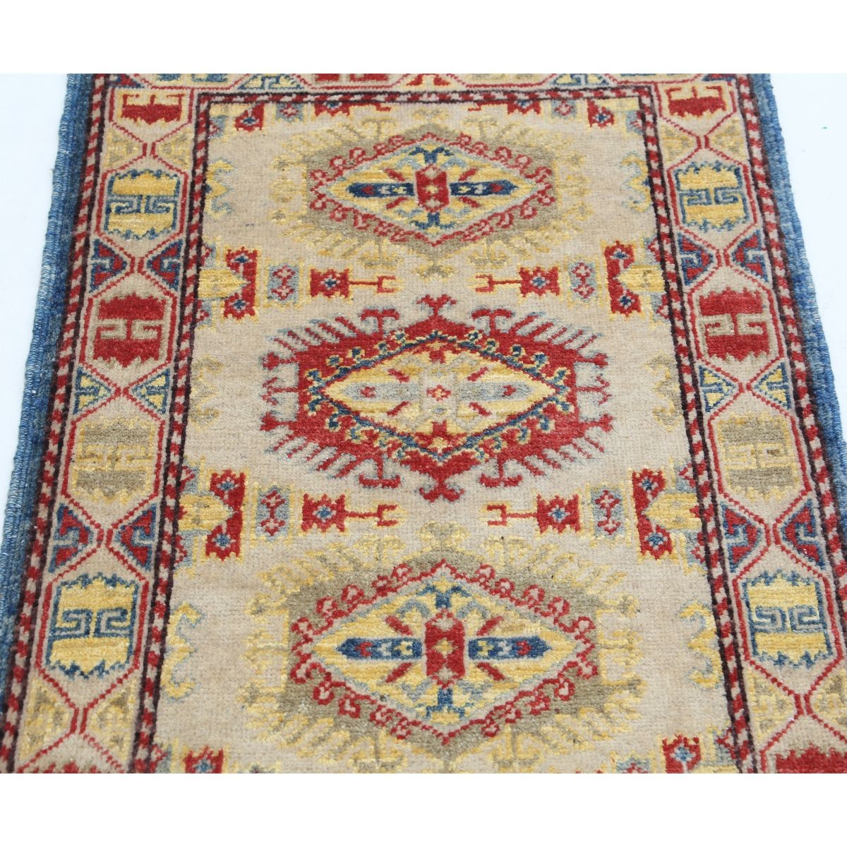 Revival 2x3 Handmade Double Knotted Washable Wool Rug - Colorful