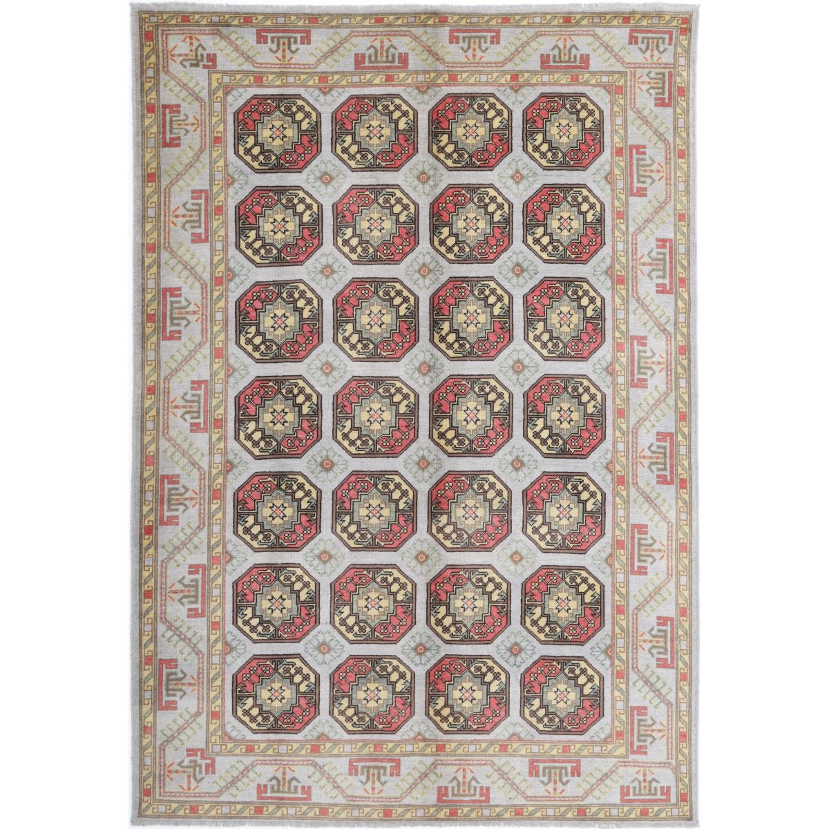 Revival 7x10 Handmade Double Knotted Washable Wool Rug - Colorful