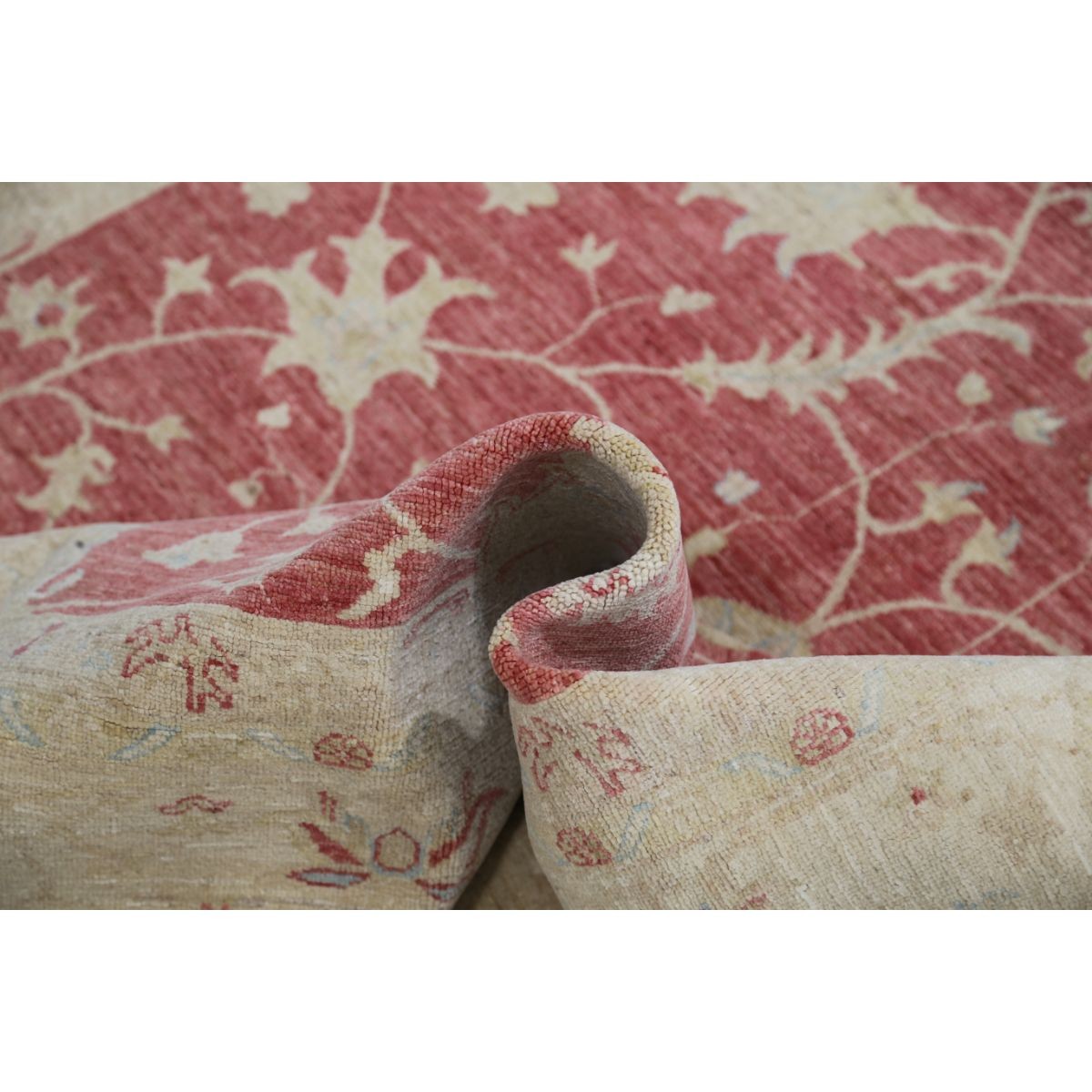 Ziegler 7x10 Handmade Double Knotted Washable Wool Rug - Soft Hues