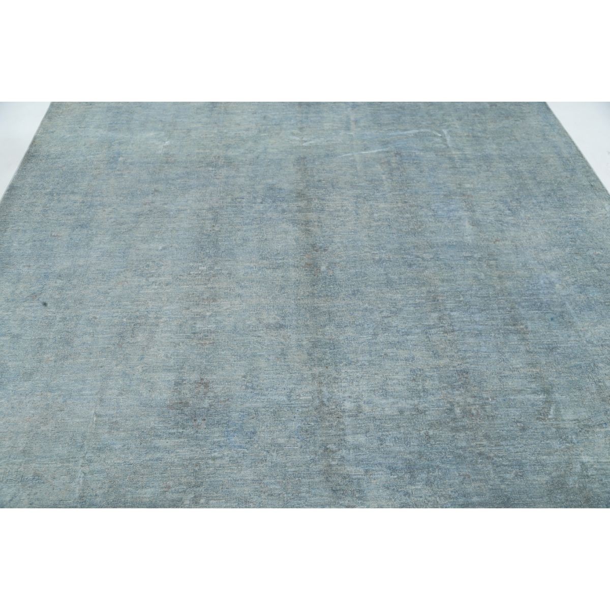 Overdye 8x10 Handmade Double Knotted Washable Wool Rug - Monochormatic