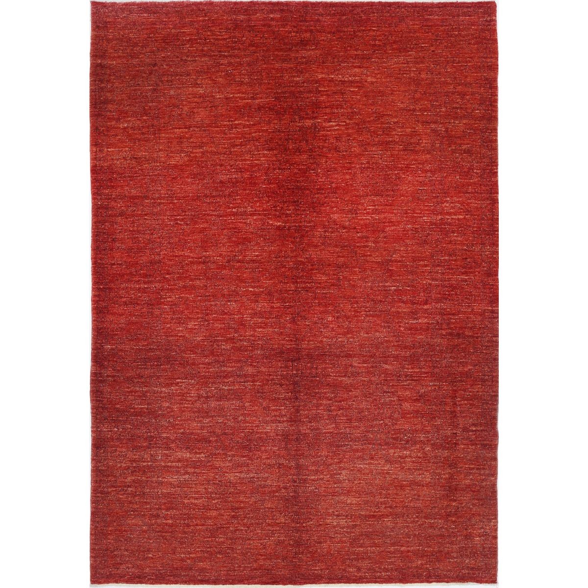 Overdye 6x8 Handmade Double Knotted Washable Wool Rug - Colorful