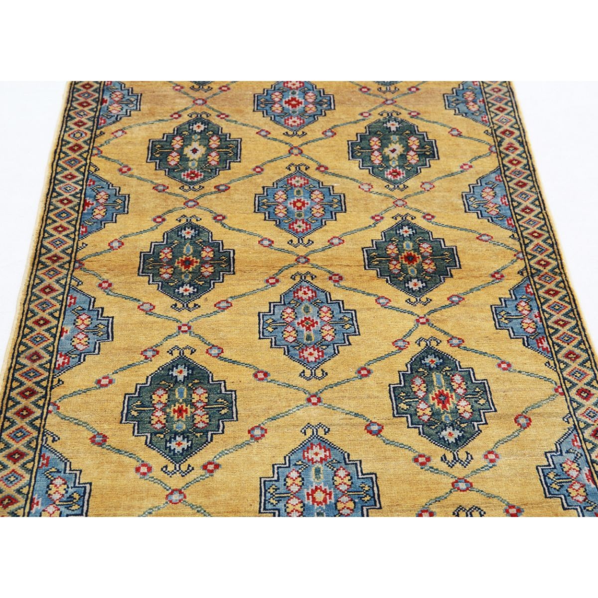 Revival 3x5 Handmade Double Knotted Washable Wool Rug - Colorful