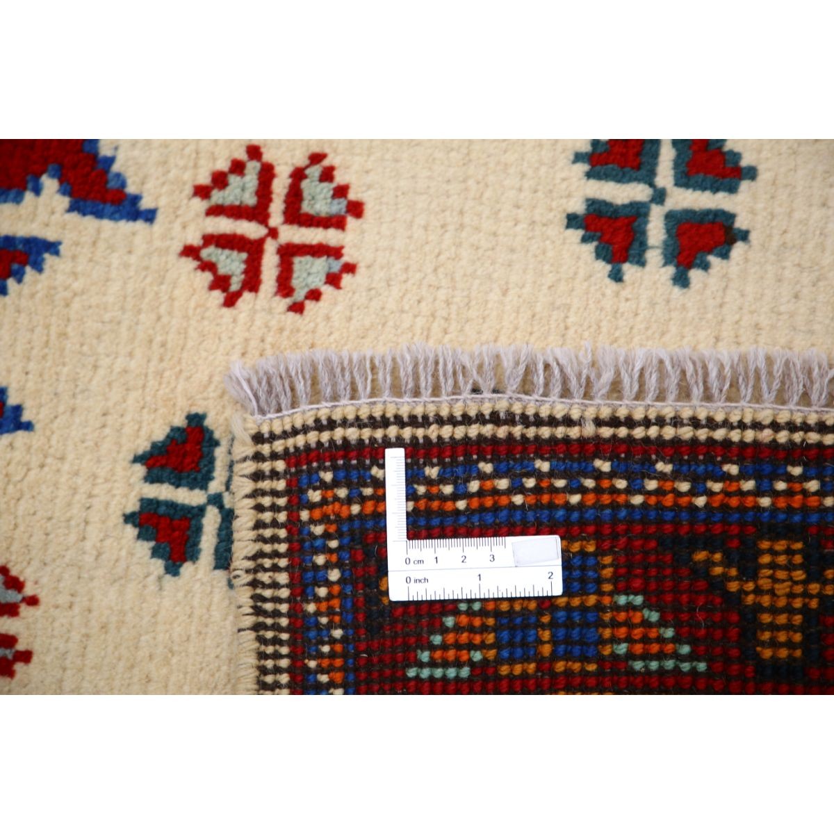 Revival 5x7 Handmade Double Knotted Washable Wool Rug - Colorful