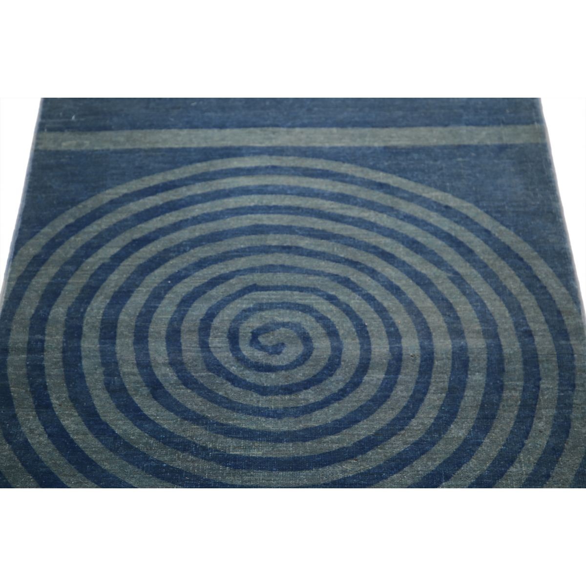 Overdye 3x4 Handmade Double Knotted Washable Wool Rug - Monochormatic