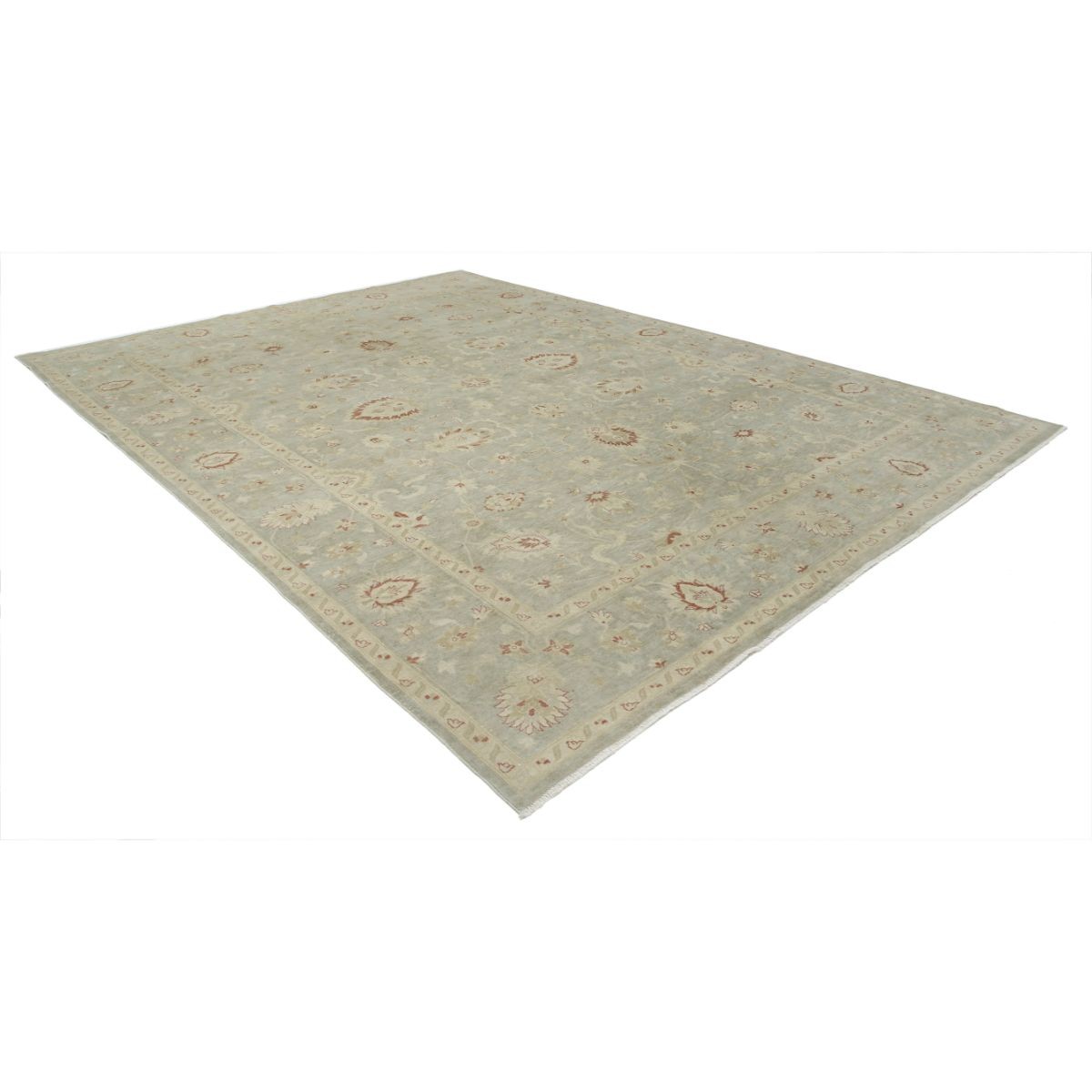 Ziegler 10x14 Handmade Double Knotted Washable Wool Rug - Colorful