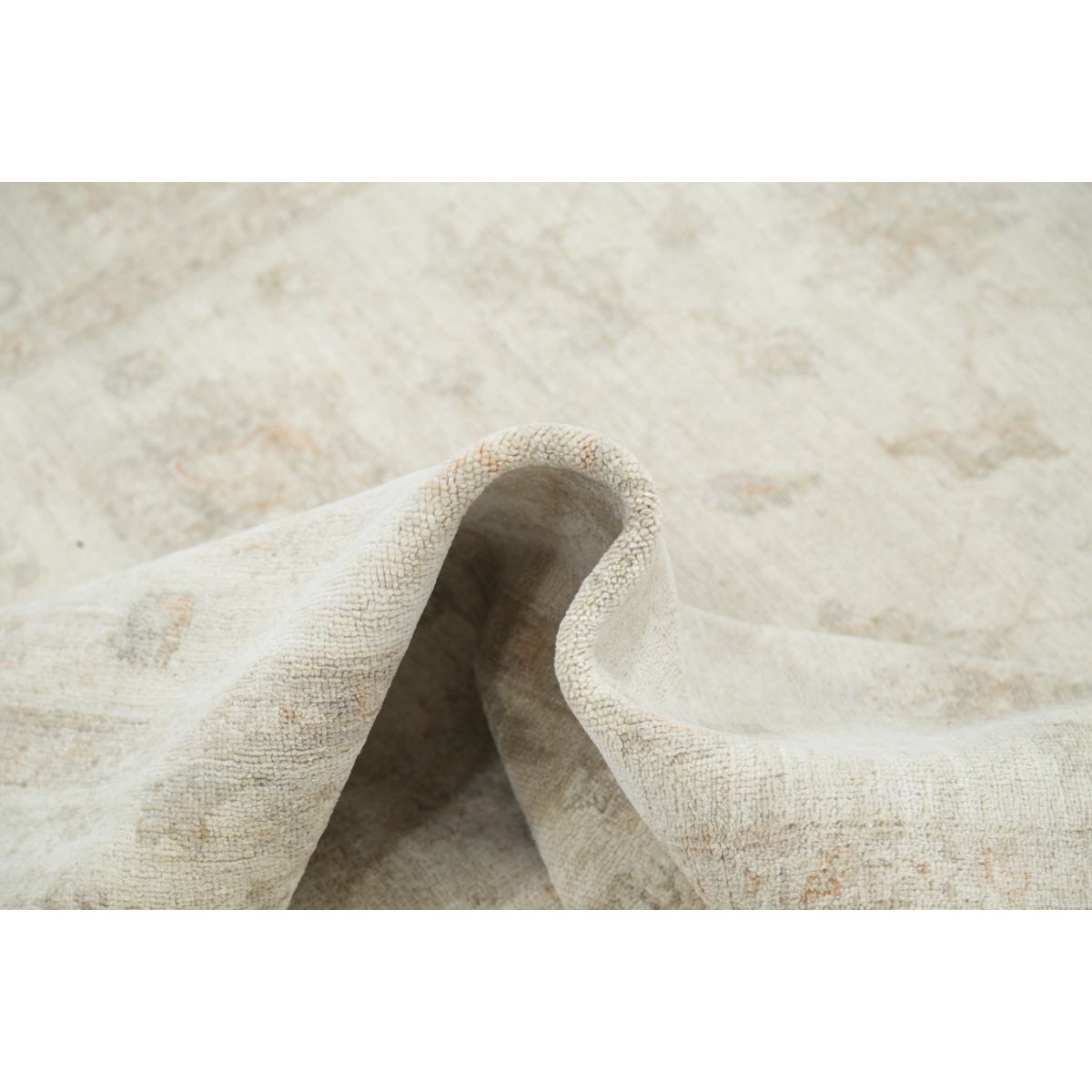 Serenity 6x8 Handmade Double Knotted Washable Wool Rug - Soft Hues
