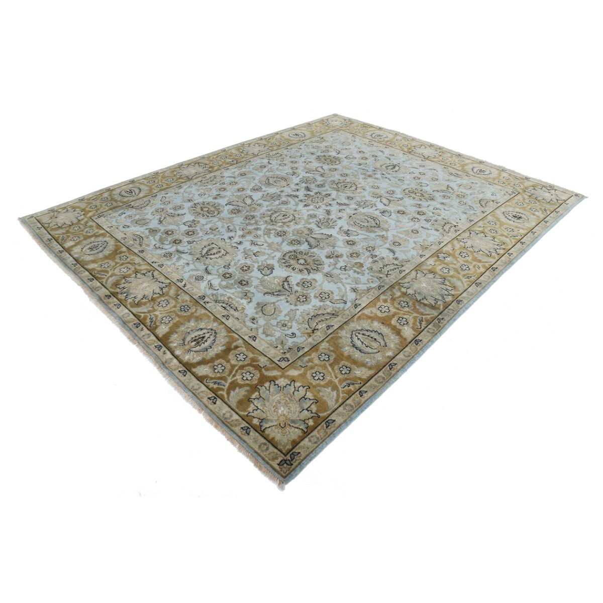 Ziegler 8x10 Handmade Double Knotted Washable Wool Rug - Colorful