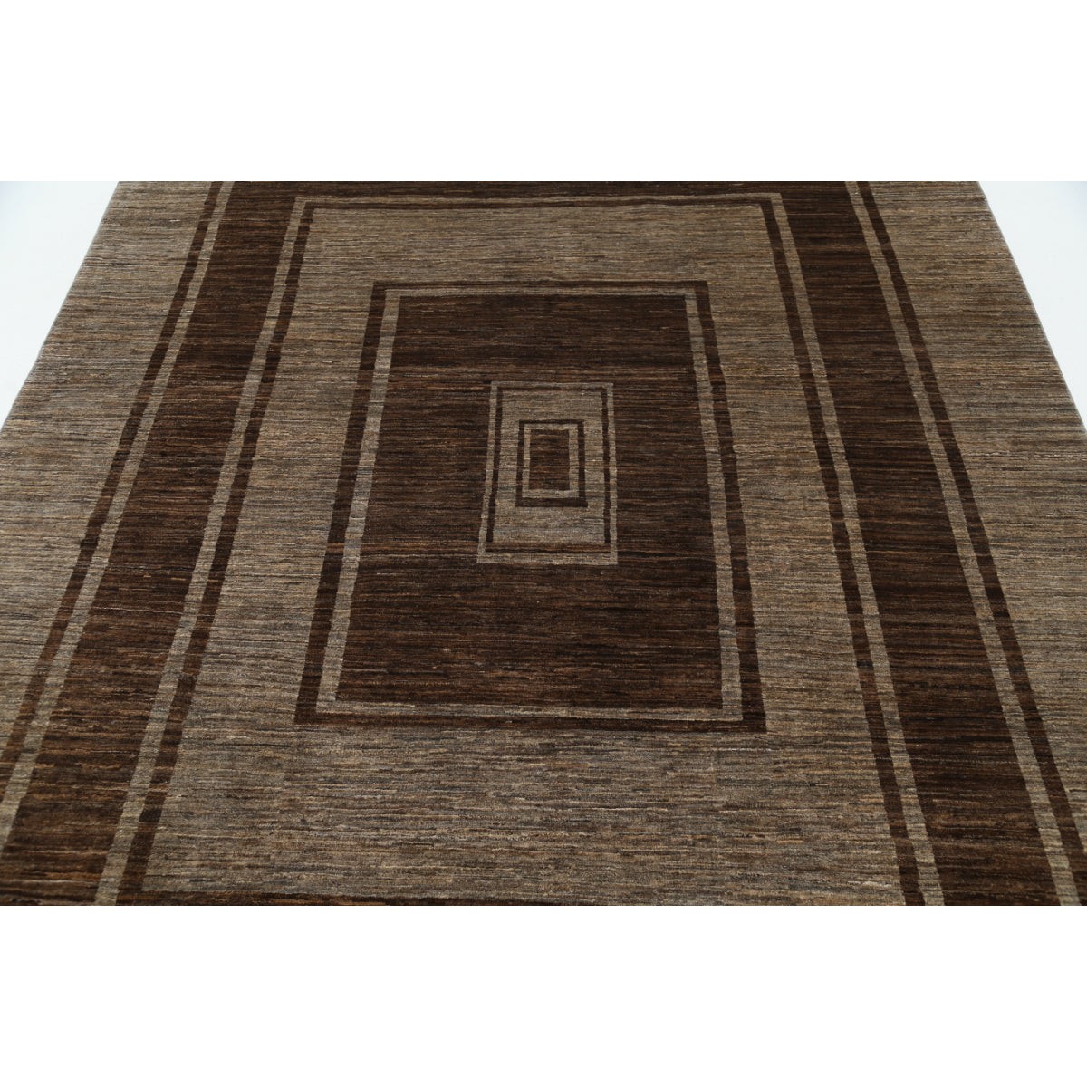 Modcar 6x9 Handmade Double Knotted Washable Wool Rug - Colorful
