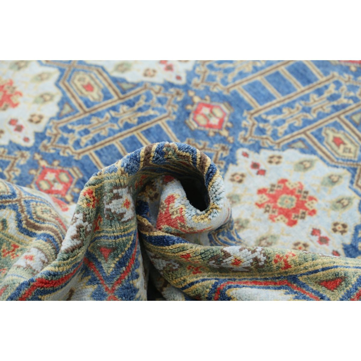 Revival 7x10 Handmade Double Knotted Washable Wool Rug - Colorful