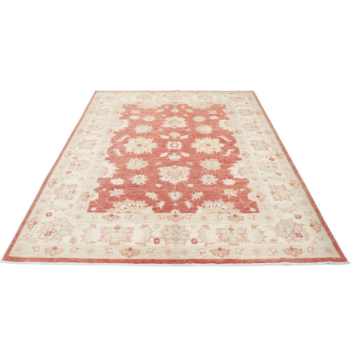 Ziegler 7x8 Handmade Double Knotted Washable Wool Rug - Colorful