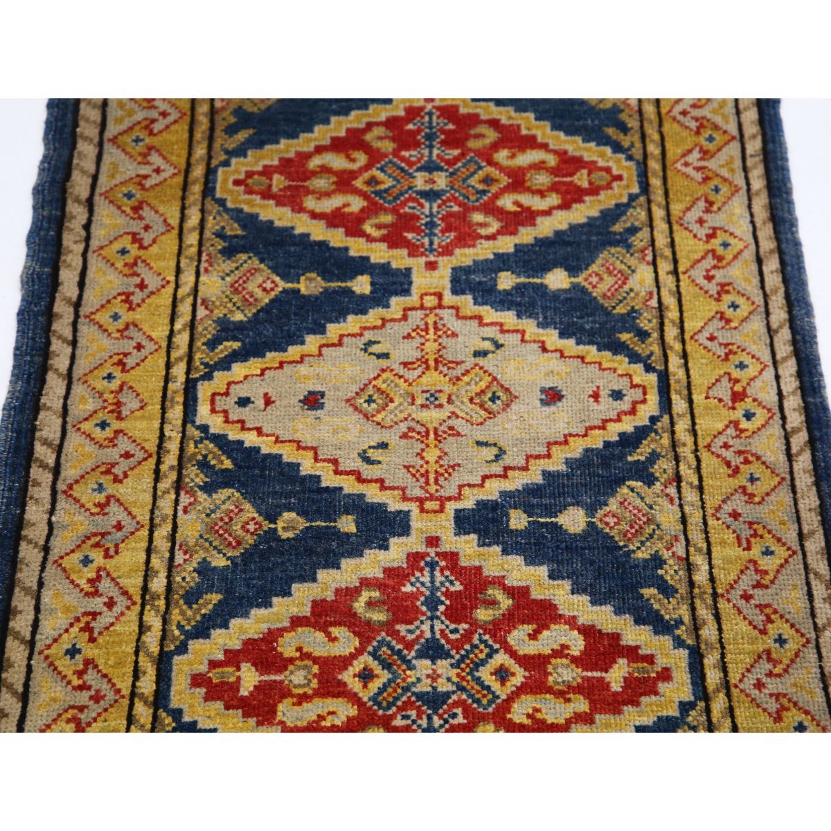 Revival 2x3 Handmade Double Knotted Washable Wool Rug - Colorful