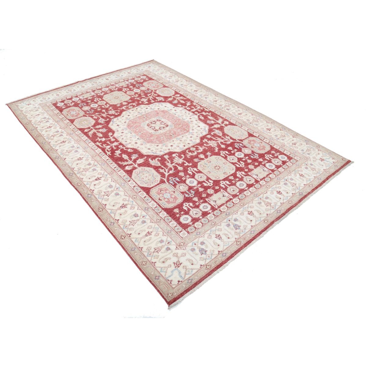 Mamluk 6x8 Handmade Double Knotted Washable Wool Rug - Colorful