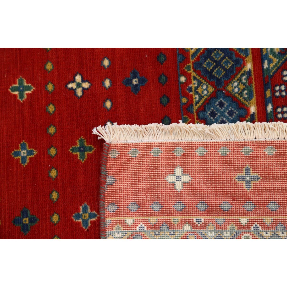 Gulshan-4'0" 4x6 Machine-Made Washable Wool Rug - Colorful