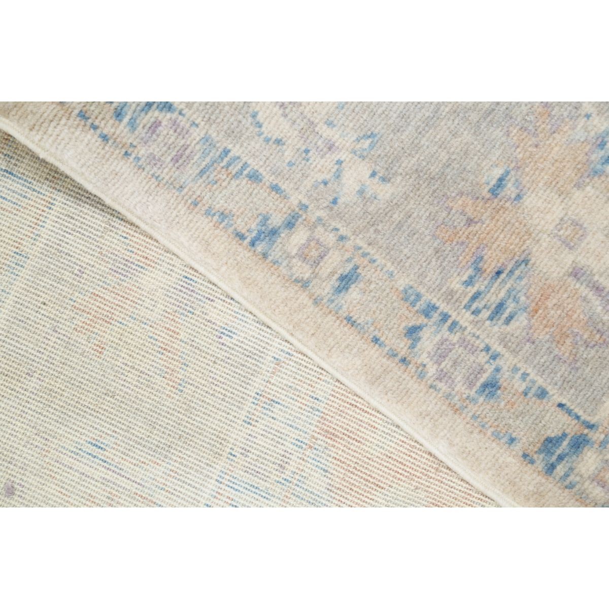 Lily 5x9 Machine-Made Washable Wool Rug - Soft Hues