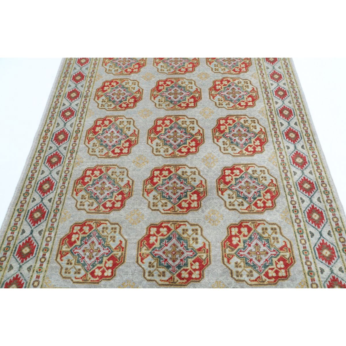 Revival 5x7 Handmade Double Knotted Washable Wool Rug - Colorful