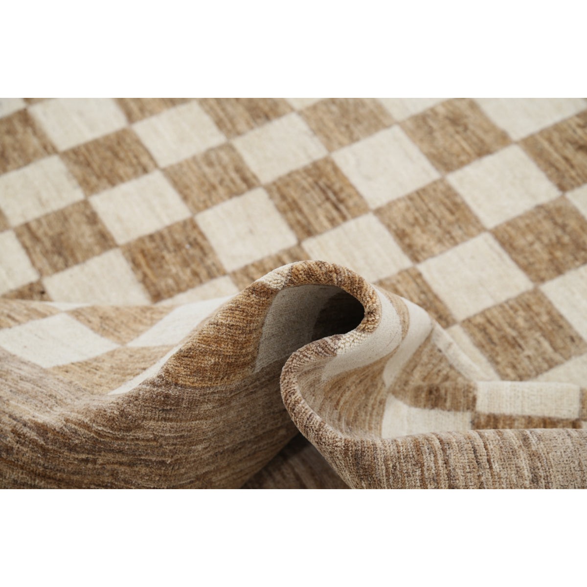 Modcar 8x10 Handmade Double Knotted Washable Wool Rug - Colorful