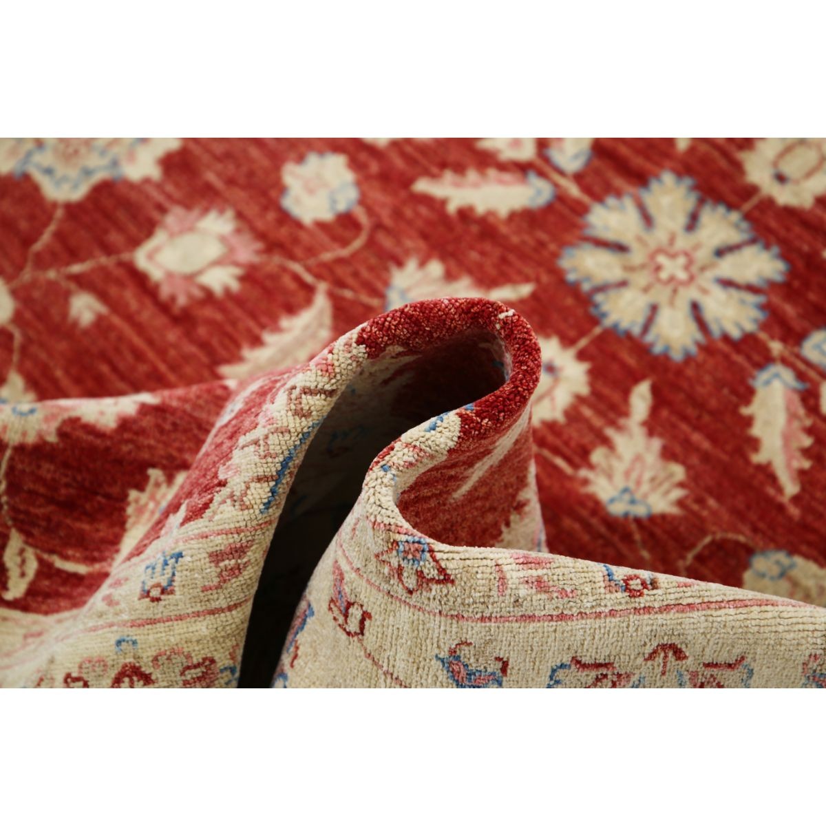 Ziegler 5x8 Handmade Double Knotted Washable Wool Rug - Colorful