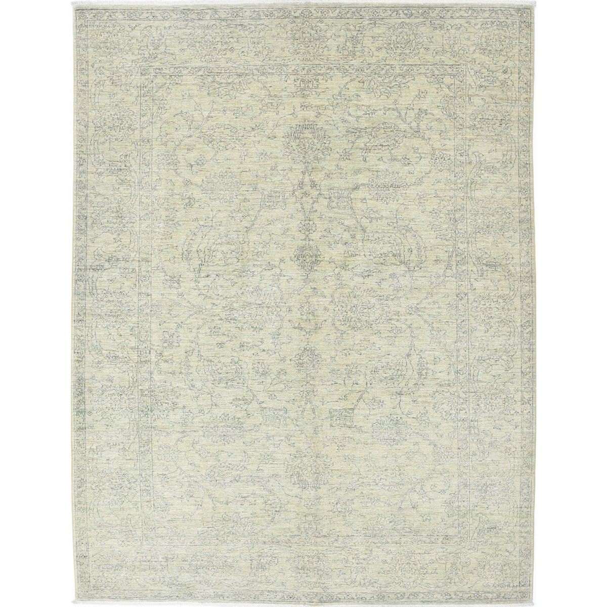 Serenity 6x8 Handmade Double Knotted Washable Wool Rug - Soft Hues