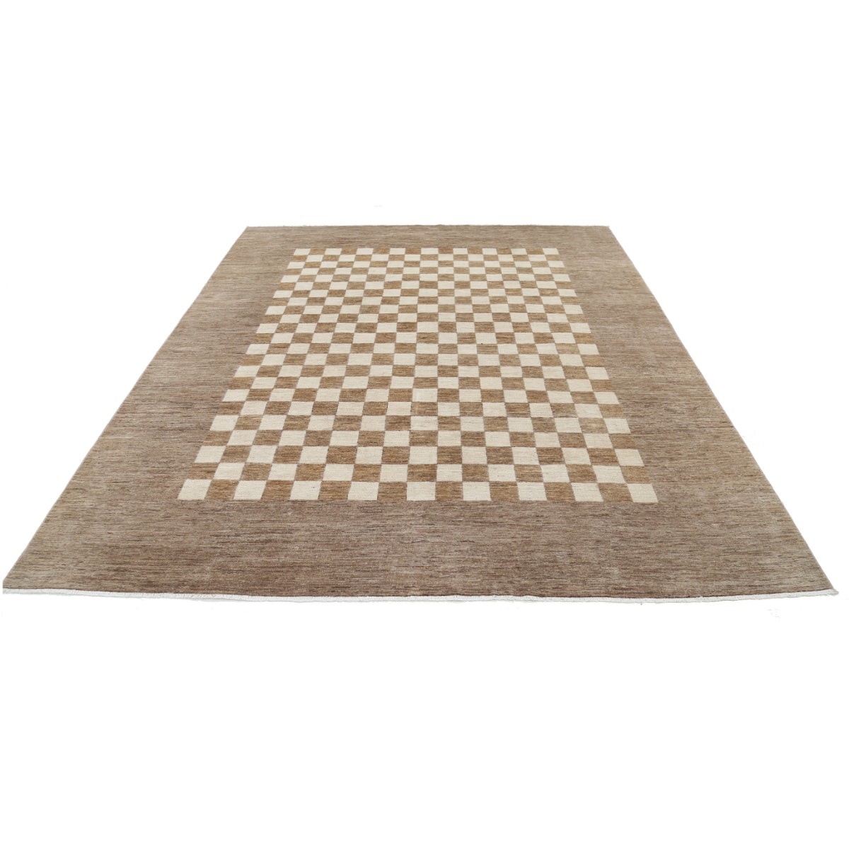 Modcar 8x10 Handmade Double Knotted Washable Wool Rug - Colorful