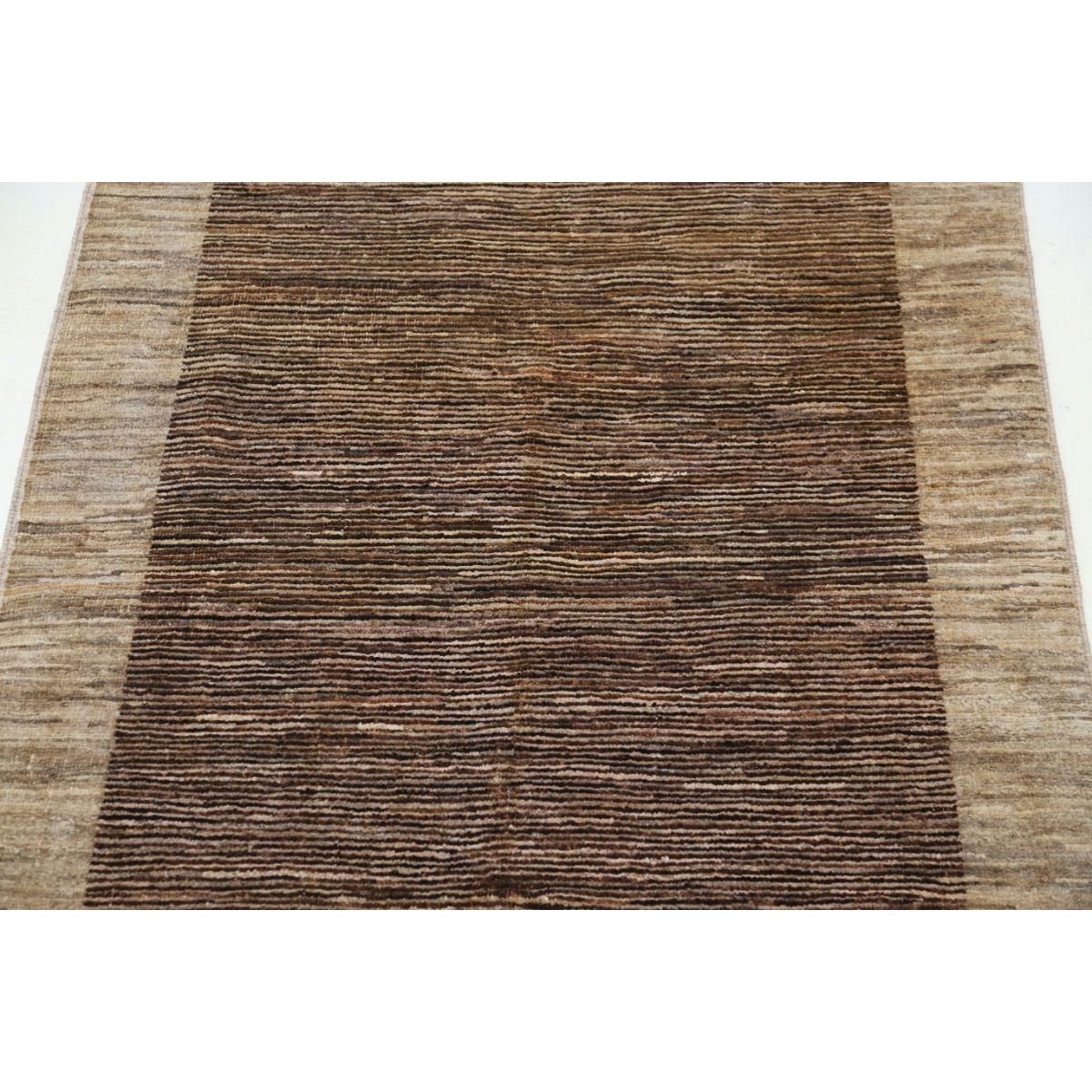 Modcar 3x4 Handmade Double Knotted Washable Wool Rug - Colorful