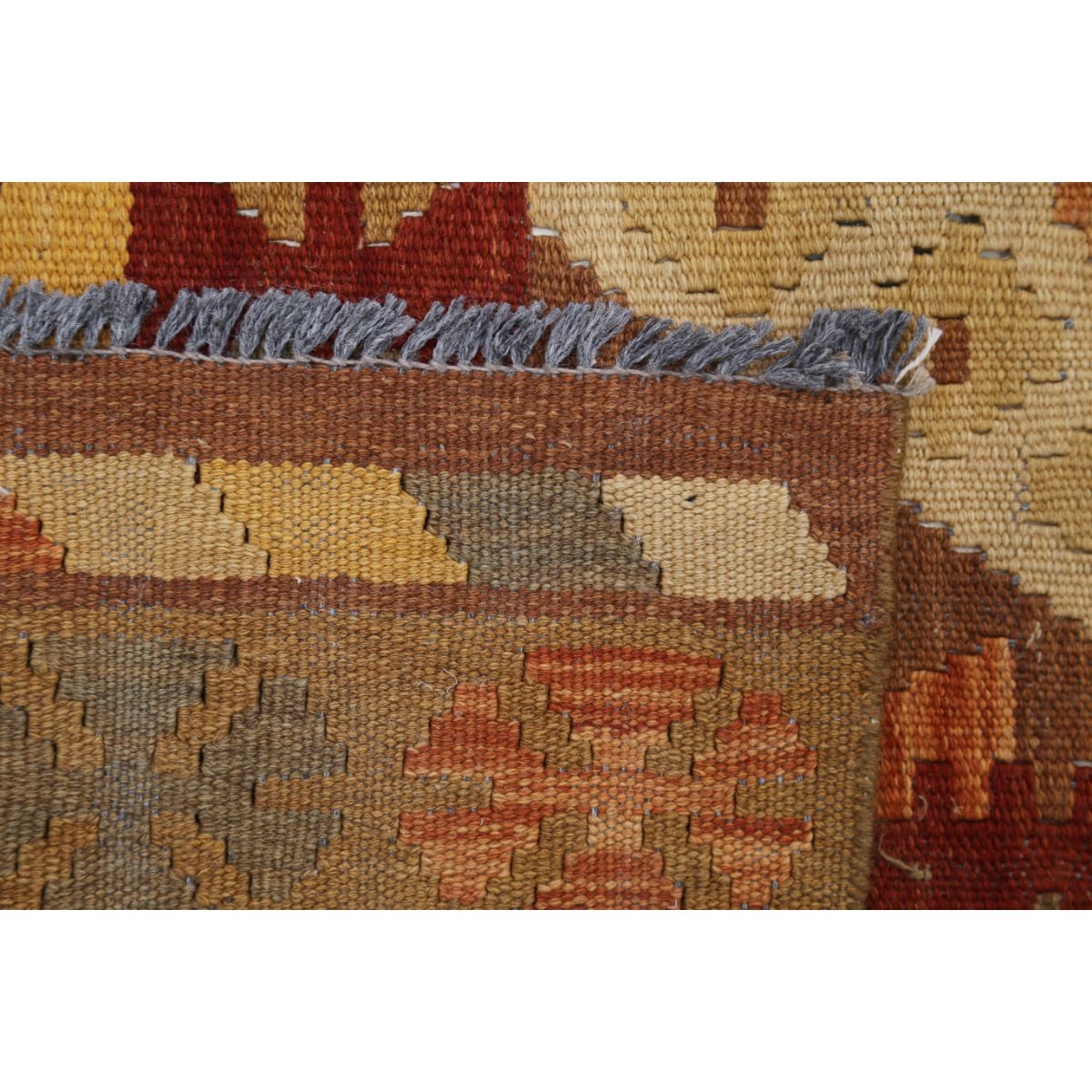Maimana 6x10 Hand Woven Washable Wool Rug - Colorful