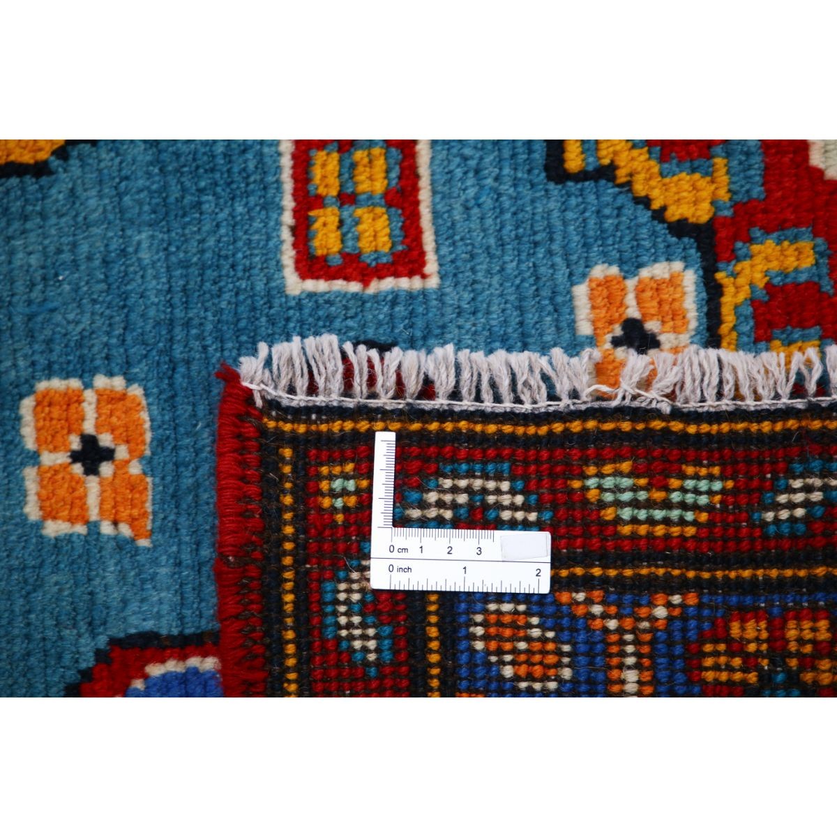 Revival 5x7 Handmade Double Knotted Washable Wool Rug - Colorful