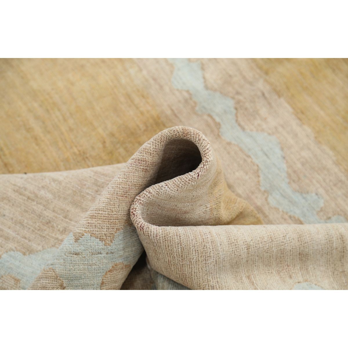 Modcar 8x9 Handmade Double Knotted Washable Wool Rug - Colorful