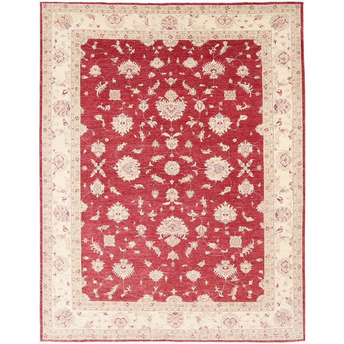 Ziegler 9x12 Handmade Double Knotted Washable Wool Rug - Colorful