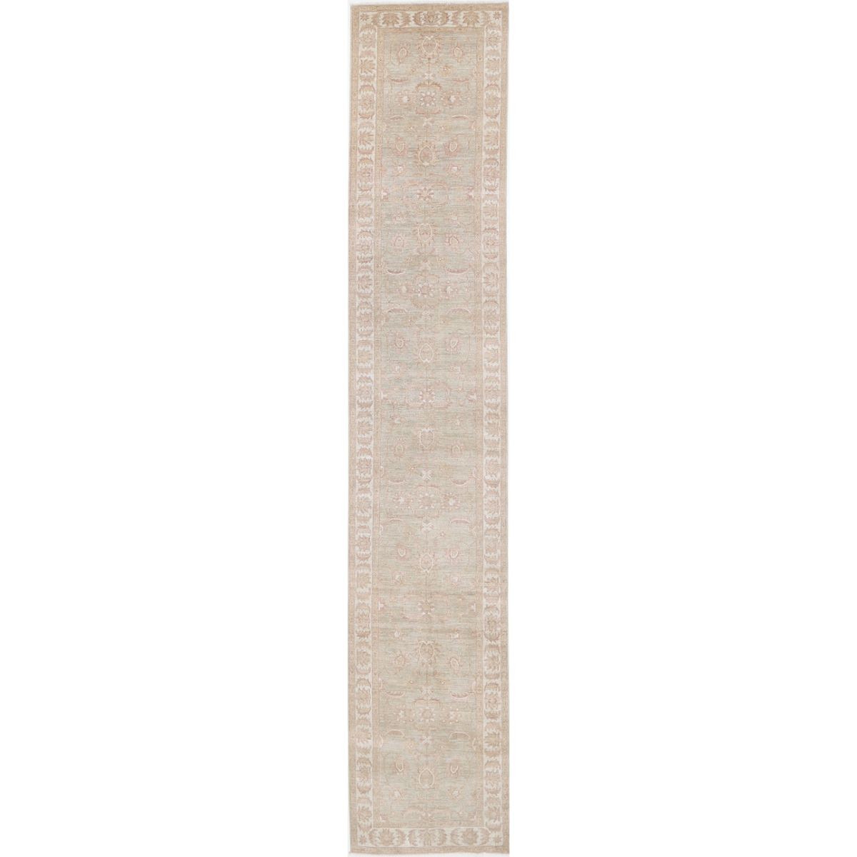 Serenity 3x20 Handmade Double Knotted Washable Wool Runner - Soft Hues