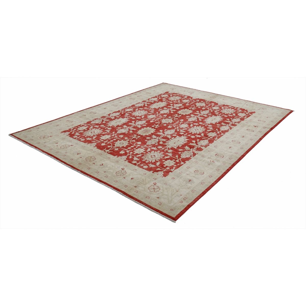 Ziegler 8x11 Handmade Double Knotted Washable Wool Rug - Colorful