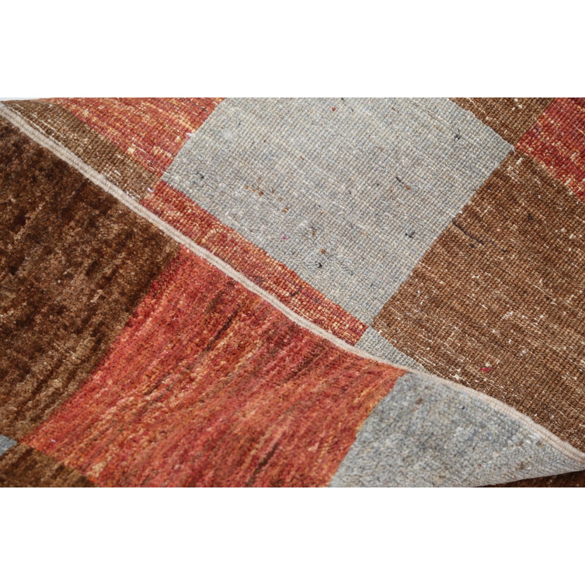 Modcar 5x6 Handmade Double Knotted Washable Wool Rug - Colorful