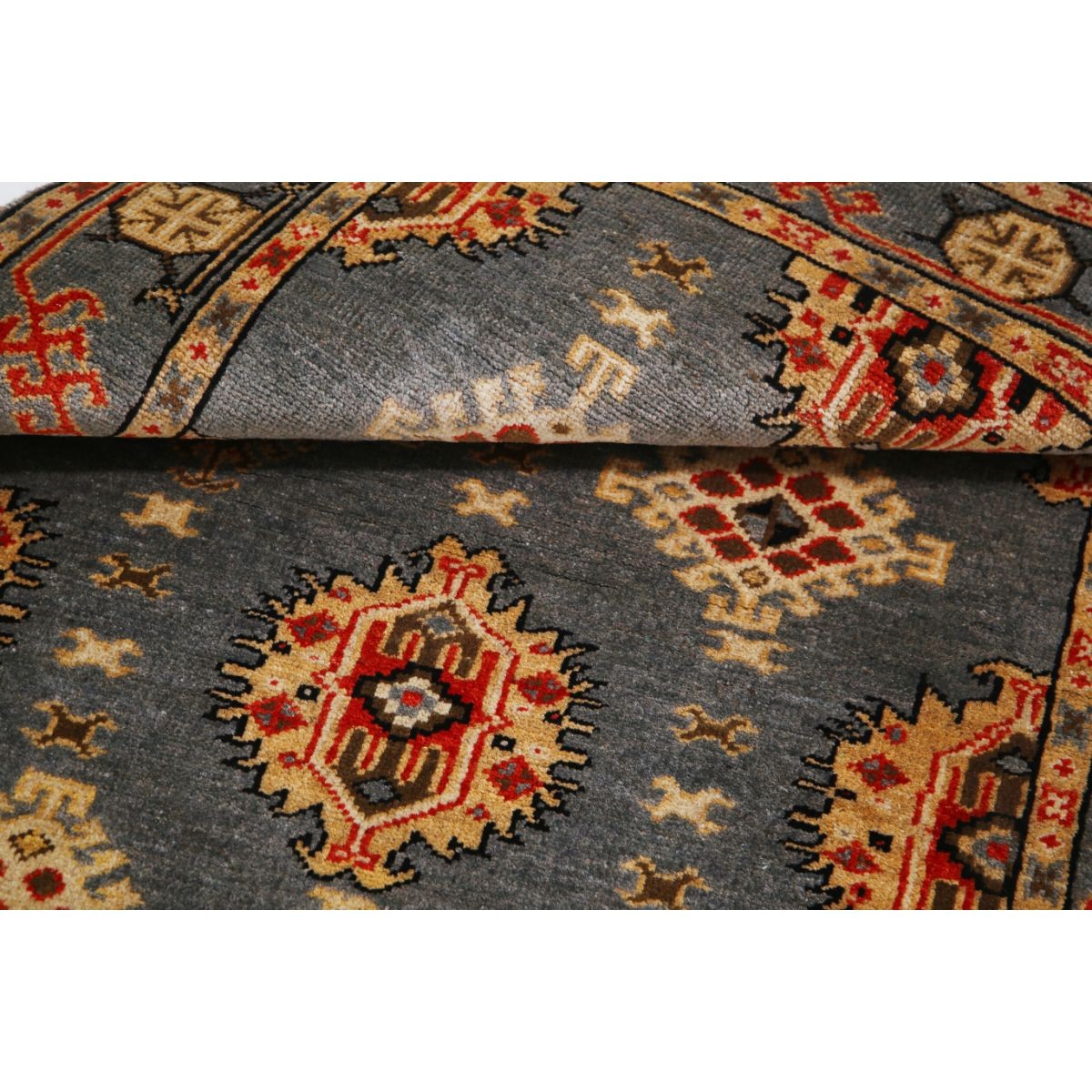 Revival 3x5 Handmade Double Knotted Washable Wool Rug - Colorful